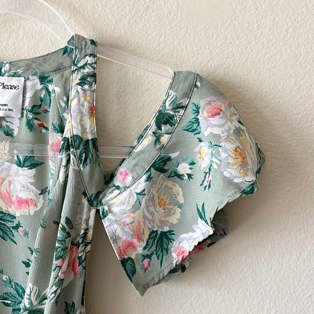 Privacy Please Floral Off Shoulder Wrap Dress - Picture 4 of 11